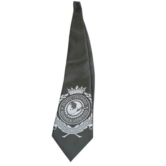 Duck Dynasty Black Tie Family Certified Redneck Approved‎ 56"L 3.5"W - Picture 3 of 5